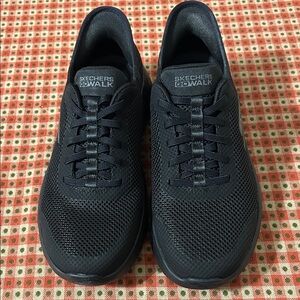 Skechers GOwalk Black Mesh Sneakers for Men